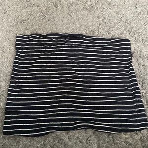 Black and white stripper American Eagle tube top